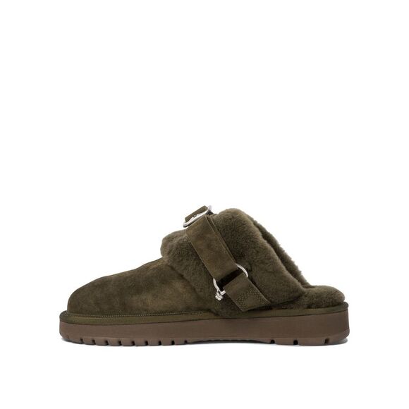 Elegant Mini Suede Slippers with Soft Fur Lining - Picture 3 of 4